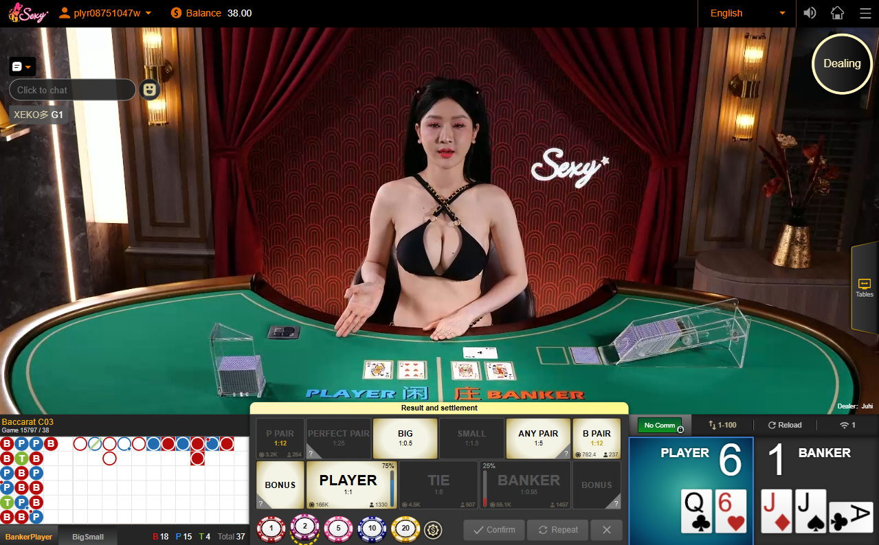 live casino dealer